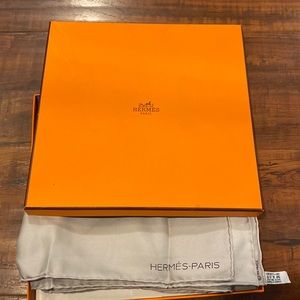 Hermes head scarf, never worn!